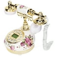 thumbnail image 1 of Retro Landline, Creative Digital LCD Display European Retro Landline Exquisite  For Living Room Pink Flower,Purple Flower, 1 of 8