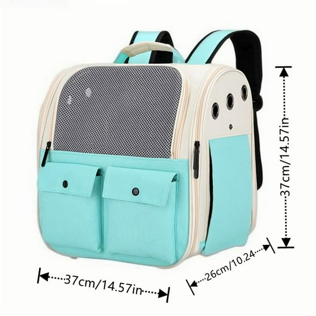 Ltdhehe Large Capacity Pet Backpack For Cats And Dogs Durable Approved With Ventilation Mesh Comfortable Shoulder Straps For Travel Hiking Outdoor Adventures