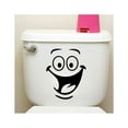 thumbnail image 4 of Autocollant Smiley, Sticker Mural Amusant pour WC, Salle de Bain, Cuisine, PVC, 1 Couleur, Taille Unique, 4 of 4
