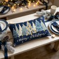 thumbnail image 7 of Christmas Tree Pillow Covers 12x20, Merry Christmas Throw Pillows, Soft Seasonal Cushion Covers, Winter Holiday Decoration for Home Couch Farmhouse(C), 7 of 7
