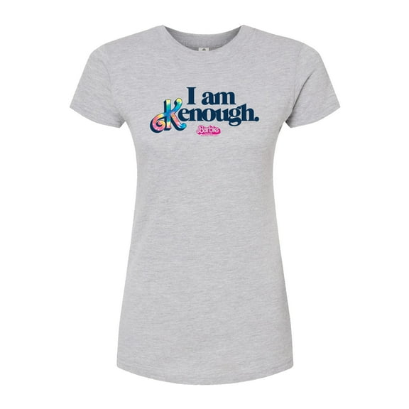 Barbie The Movie - I Am Kenough - Juniors Fitted Graphic T-Shirt