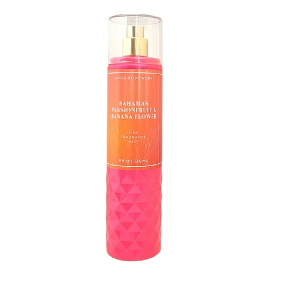Bath and Body Works BAHAMAS PASSIONFRUIT & BANANA FLOWER Fine Fragrance Mist 8 Fluid Ounce