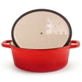 thumbnail image 5 of BergHOFF Neo 4pc Cast Iron Cookware Set, 5qt. & 8qt., Red, 5 of 8