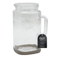 thumbnail image 5 of Mason Craft & More Glass 0.5 Gallon Pitcher with Removable Plastic Lid and Silicone Base, Gray, Well Suited to Cold Drink Preparation, 5 of 5