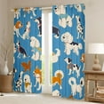 thumbnail image 2 of Homewish Kids Children Cartoon Dogs Black Out Curtains,Kawaii Animal Curtains Pack of 2 (42x63 Each),Cute Pets Bedroom Curtains,Lightweight Room Decor, 2 of 6