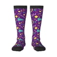 thumbnail image 1 of Naloa Chaussettes Genou Style Rétro Années 80, Chaussettes Longues Extensibles pour Femmes, 1 of 6