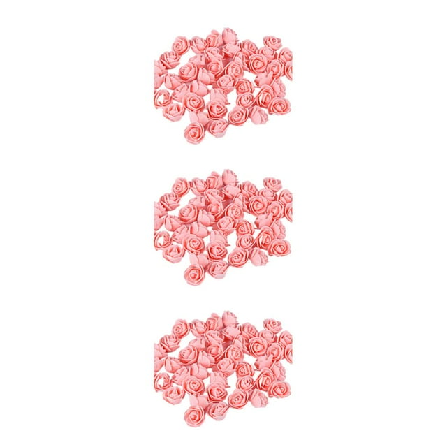 Matsuzay 500x arreglos florales hermosos y realistas sin esfuerzo cabeza de rosa de espuma de PE flor artificial rosa carne Type1 NO1