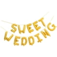 thumbnail image 4 of 1 SWEET WEDDING Pancarta Dulce Adornos para Atractiva Elegante Oro, 4 of 7