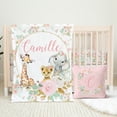 thumbnail image 2 of Floral Jungle Nursery Starter Crib Bedding Set, 2 of 5