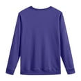 thumbnail image 5 of Nugftut Sweatshirts for Women Letter Printed Plain Sweatshirts Crew Neck Long Sleeve Casual Loose Pullover Top, 5 of 5