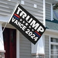 Trump Vance 2024 Flag, Double Sided Cool Flags Wall Decor For Porch 3x5