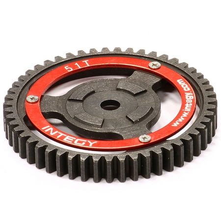 Hpi Bevel Gear - Integy RC Toy Model Hop-ups T7097 V2 Steel Spur Gear for HPI Savage-X, 21 & 25 51T