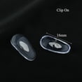 thumbnail image 1 of 20pcs PVC Eyewear Glasses Nose Pads Eyeglasses Repair Nose Pad Accessory Clip On Push In Style 16mm S C, 1 of 6