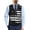 Abstract Brushstroke Pattern, variant on Sunflower Pattern Men's Casual Business Vests Woven Fabric Slim Fit Button Down Casual Dress for Prom Formal