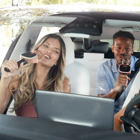 Singing Machine - Carpool Karaoke The Mic 2.0 Karaoke System - Gold