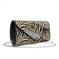 thumbnail image 2 of FOR U DESIGNS Diamond Zebra Clutch Purses for Women Waterproof Evening Bag Lightweight Wedding Purses for Formal Wedding Party Cocktail Prom, 2 of 9