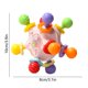 thumbnail image 3 of Juguetes de piscina, juguetes para bebés, juguetes para niños pequeños, esfera de agarre texturizada multisensorial con rotación y suaves sonidos de sonajero, pelota de plástico para actividades., 3 of 7