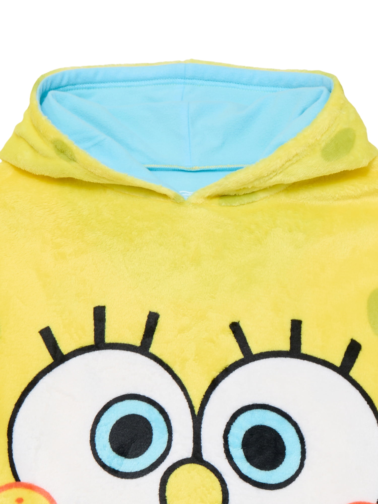 SpongeBob SquarePants Boys Oversized Hooded Sleeper, Sizes S-XL