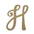 thumbnail image 1 of Wooden Letter Unfinished, Happy Days Font, Craft Cutout, 1 of 2