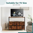 thumbnail image 4 of Furvclv Dresser For Bedroom, 5 Drawer Dresser, Closet Fabric Dresser With Metal Frame Media Console Table Steel Frame With Open Shelf, Wood Top For Closet, Entryway, 4 of 7