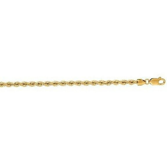 14K Gold 1.3mm Rope Chain