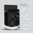 thumbnail image 3 of for Raspberry Pi 4 Aluminum Case with Dual Cooling Fan Metal Shell Black Enclosure for Raspberry Pi, 3 of 5