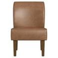 thumbnail image 3 of Clifton Upholstered Accent Chair, Saddle Faux Leather, by Hillsdale Living Essentials, 3 of 15