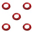 thumbnail image 3 of Transemion 5M Line Car Van Interior Decor Red Point Edge Gap Door Panel Molding N red 5Set, 3 of 6