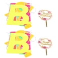thumbnail image 2 of 2 juegos de pancartas de cumpleaños juego de pancartas de confeti tarjetas con letras suministros para fiestas y eventos temáticos decoración para pancartas de feliz ANGGREK  Otros, 2 of 8