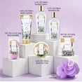 thumbnail image 4 of Spa Gift Sets for Women Gifts - 9pcs Lavender Relaxation Bath Gift Baskets for Her, Beauty Birthday Body Care Kits for Mom, Girlfriend, Wife, 4 of 9