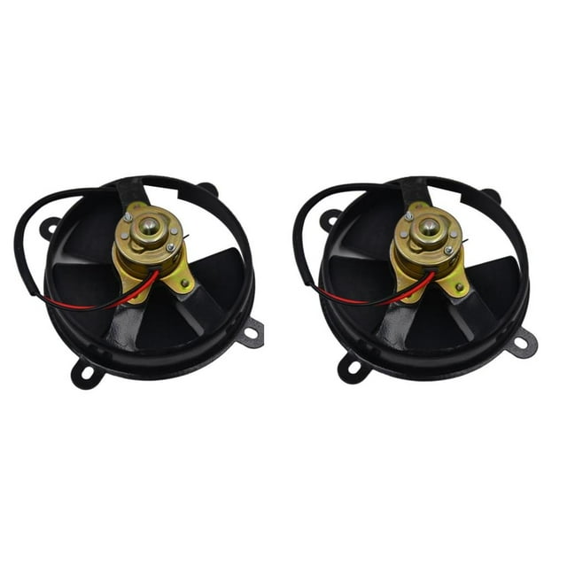 2x Ventilador Térmico de Radiador Eléctrico de 6 Pulgadas D152mm para ATV de 150 Cc