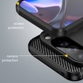 thumbnail image 3 of PANDACO Black Brushed Metal Case for Google Pixel 10 Pro, 3 of 5