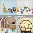 thumbnail image 2 of 6 Pcs Ornament Toy Desktop Dragon Statues Chinese Dragon Statue Built God Tough Dragon Decor Dragon Dragon Figurines, 2 of 6