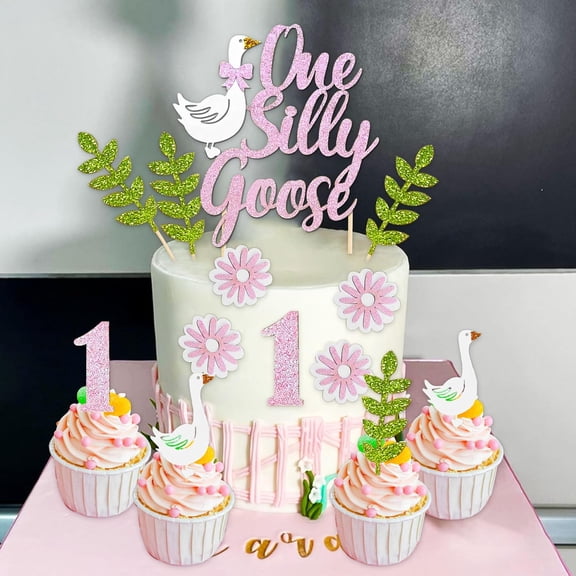 Glitter Cake Decoration Topper Set 13 Pieces with Multiple Patterns Essential for Parties