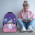 thumbnail image 2 of Pzuqiu Axolotl Print Elementary School Backpack for Kids Ages 6-18 Adjustable Straps Large Capacity 17 Inch Breathable Schoolbag for Back to School Daily Use Travel Activities, 2 of 7