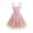 Pink 04, variant on Girls Embroidered Tulle Dress Puff Sleeve Floral Ruffle Aline Dress Formal Birthday Party Dresses Blue, Size 7-8
