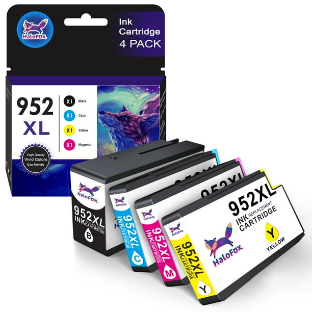Halofox 952 Ink Cartridges Replacement for HP 952XL Ink for OfficeJet