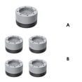 thumbnail image 3 of Almohadilla para pies de lavadora Billuyoard Goma TPU Reducción de ruido Antideslizante 4 piezas, 3 of 6