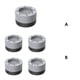thumbnail image 3 of Almohadilla para pies de lavadora Billuyoard Goma TPU Reducción de ruido Antideslizante 4 piezas, 3 of 6