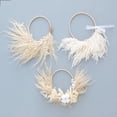 thumbnail image 5 of CreativeArrowy Dried Flower Wreath Circular Pampas Grass Boho Style Decor for Home Interior and Event Setting Decoration Gifts, 5 of 8