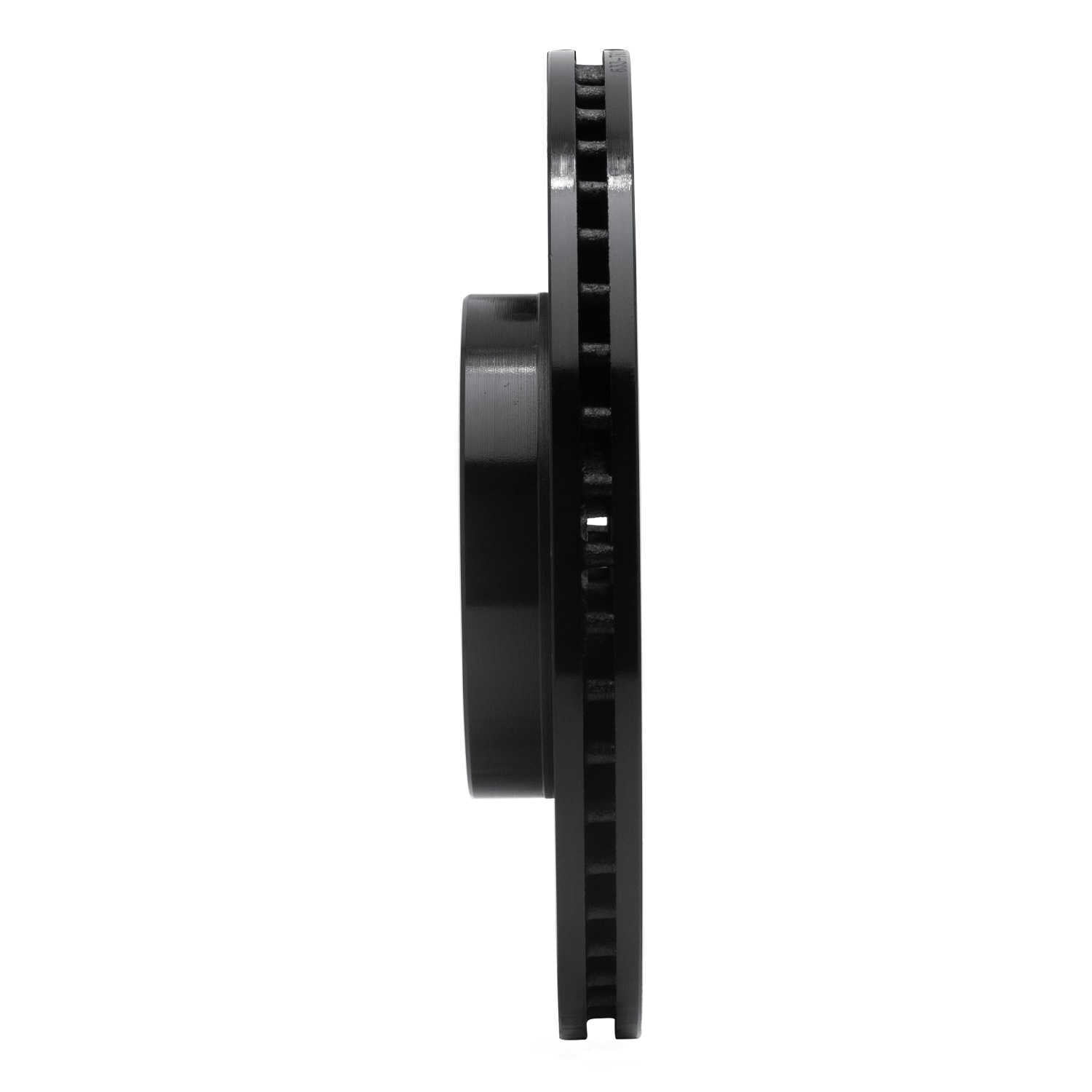 Dynamic Friction Company 633-76081L DFC Brake Rotor - Drilled And Slotted - Black