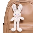 thumbnail image 4 of Llavero de peluche de peluche – Peluche de conejo de Pascua adorable, clip de viaje divertido, figura de peluche decorativa suave, regalo de cumpleaños navideño genial, 4 of 6
