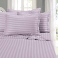 thumbnail image 2 of Elegant Comfort 1500-Thread-Count Microfiber Queen Stripe Stripe Sheet Set, Lilac, 2 of 3