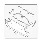 Genuine OE Kia Molding Assembly - 87370-D5030