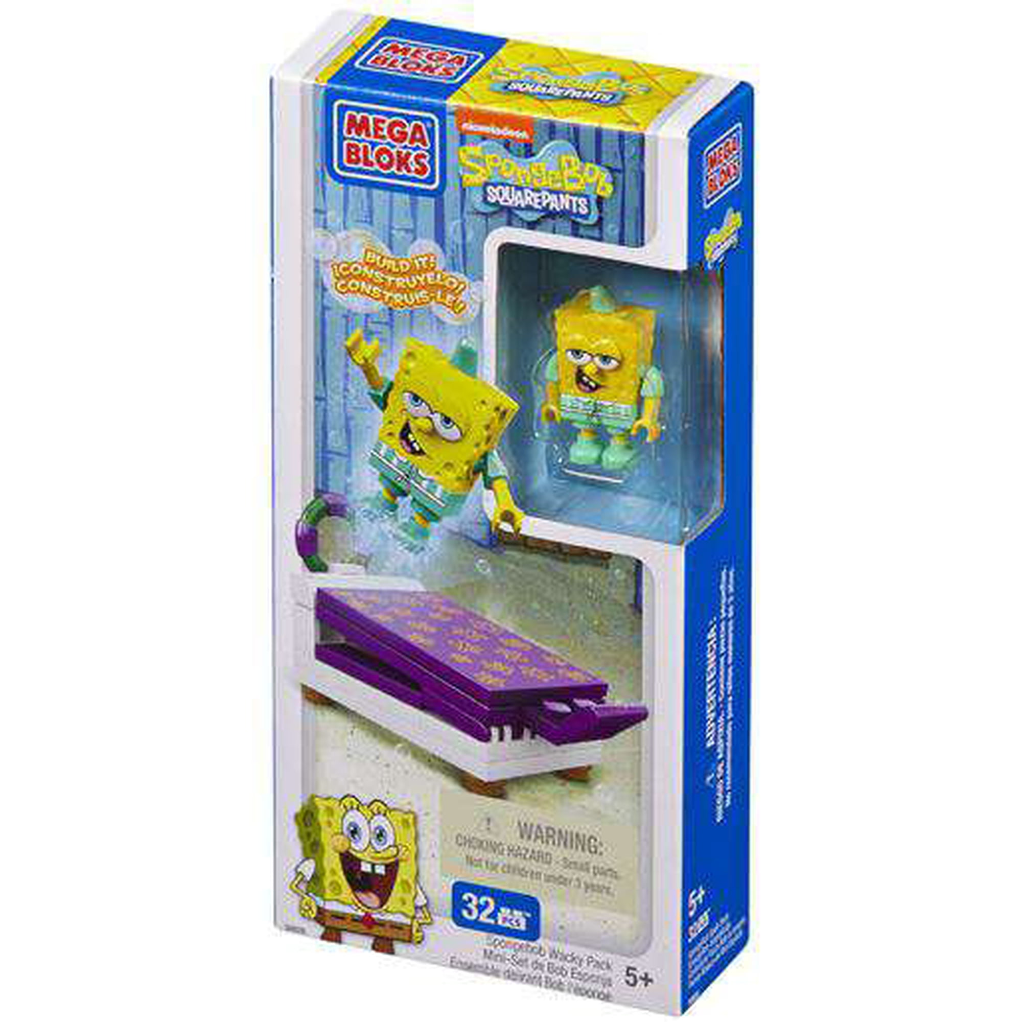 Mega Bloks SpongeBob Wacky Pack Bed Mini Set