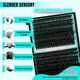 thumbnail image 2 of Kit de racimos de pestañas AMZGIRL LASH 320 piezas 80-100D con adhesivo y sello, 2 of 9