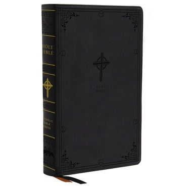 Nabre, New American Bible, Revised Edition, Catholic Bible, Large Print Edition, Leathersoft, Black, Thumb Indexed, Comfort Print: Holy Bible (Other)(Large Print)