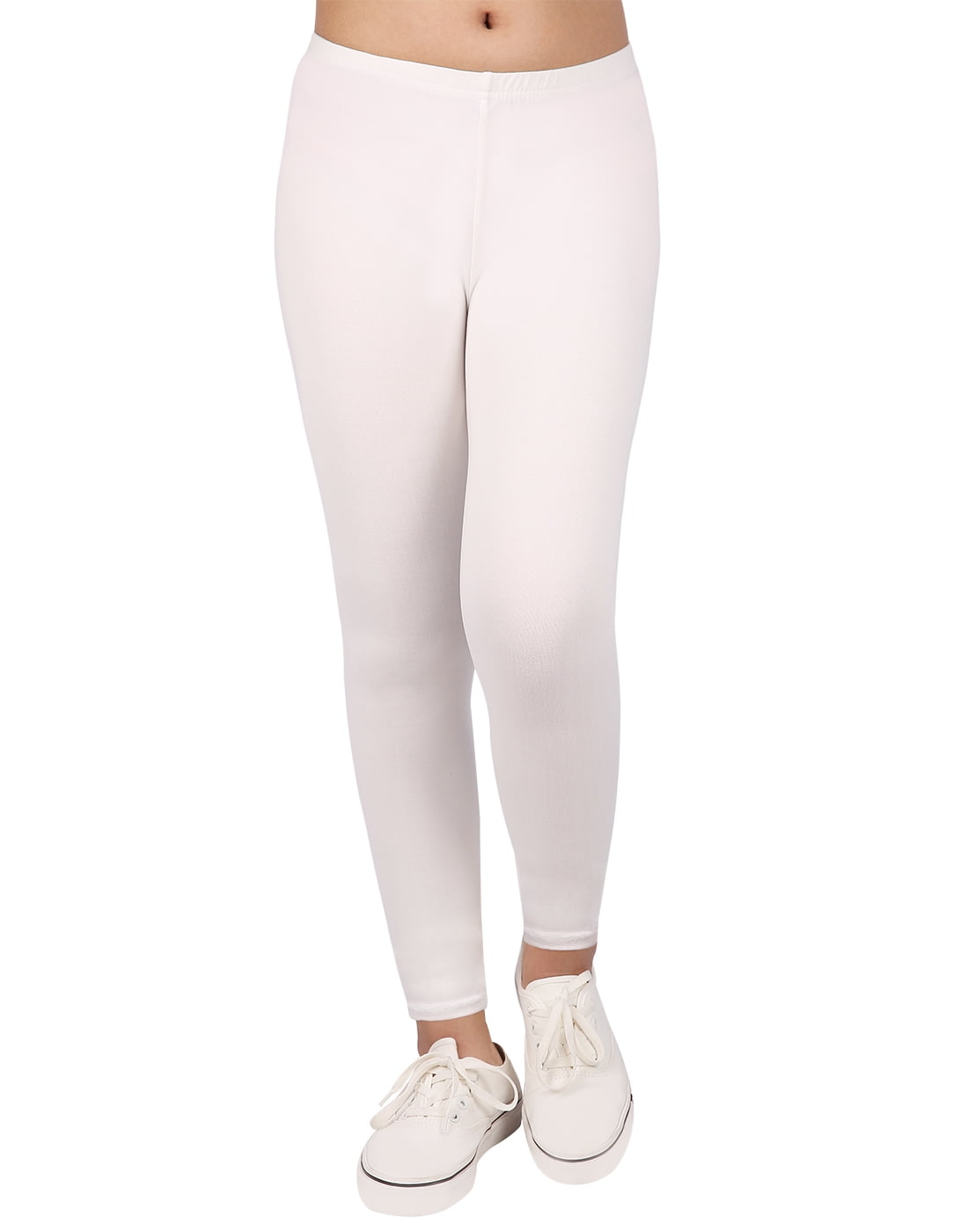 ToBeInStyle Girl/'s GIRLS OPAQUE LEGGINGS WITH LACE TRIM