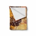 thumbnail image 2 of Nature Soft Flannel Fleece Throw Blanket, Digital Illustration of Abstract Scene Trees and Bench with Winter Snowfall, Cozy Plush for Indoor and Outdoor Use, 70" x 90", Multicolor, by Ambesonne, 2 of 6