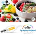 thumbnail image 7 of BRIMAX C35T Dimmable E12 Candelabra Flame Tip Style LED Edison Bulbs, 6W Equivalent 60W 2700K Soft White Light, LED Candle Light Bulbs for Indoor Outdoor, 6Pack, 7 of 7